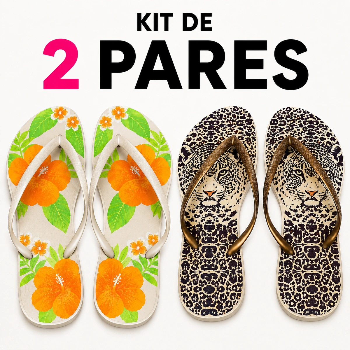 0e0d22eb-5919-5dcb-ae56-cb8a984cbc83.webp Kit 2 Chinelos Feminino Estampa Aleatorio - Imagem 1