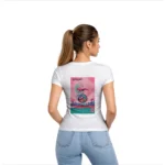 Camisa Feminina Baby Look Miami Copa do Mundo 2026 - Imagem 4