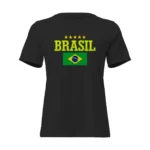 Camisa Feminina Baby Look Brasil Bandeira e Estrela - Imagem 8