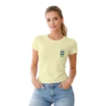 Camisa Feminina Baby Look Brasil Varias Estampas - Imagem 15