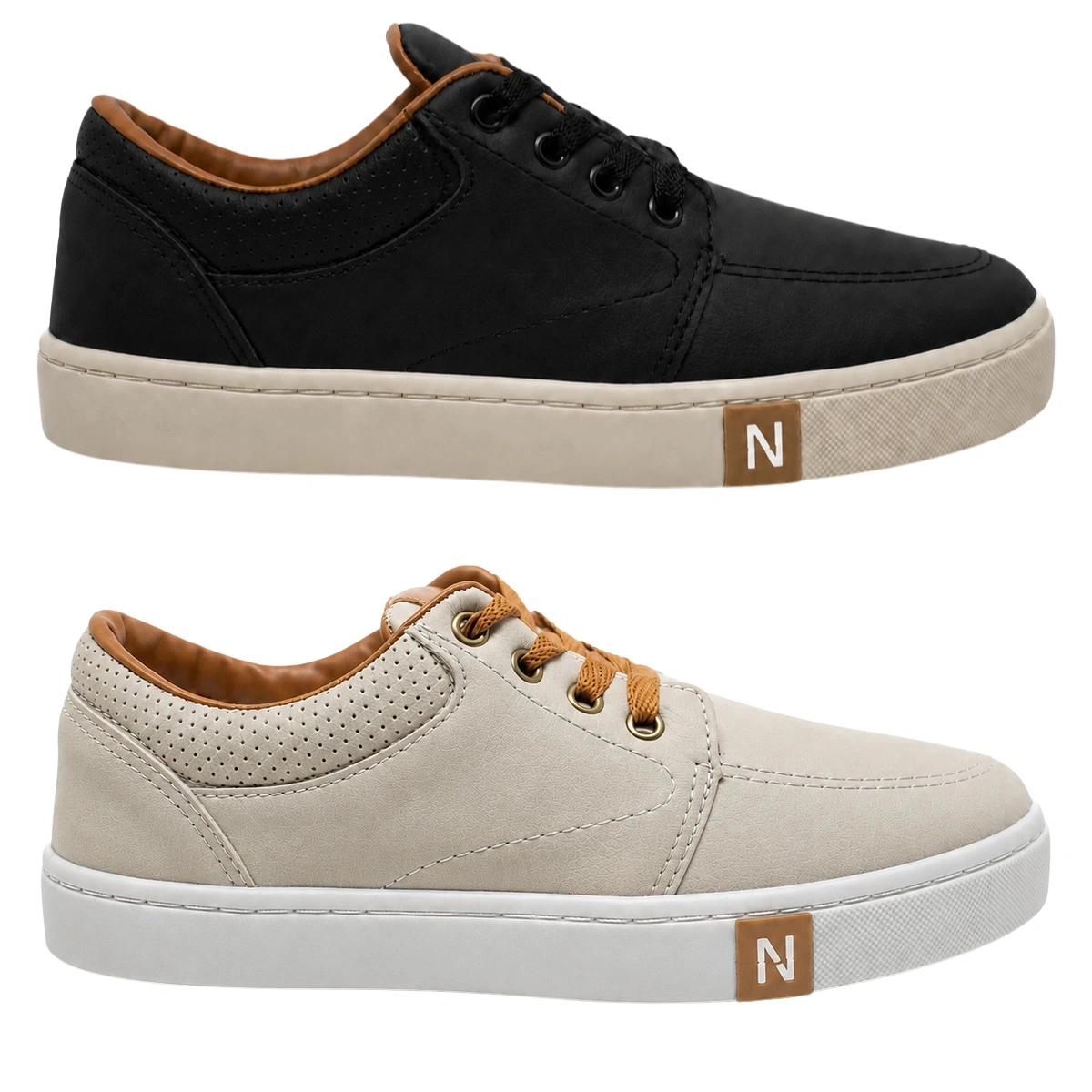 21717d2f-5265-5c6d-ae20-0b644058cc5b.webp Kit 2 Tênis Masculino Casual Confortável Leve - Imagem 1