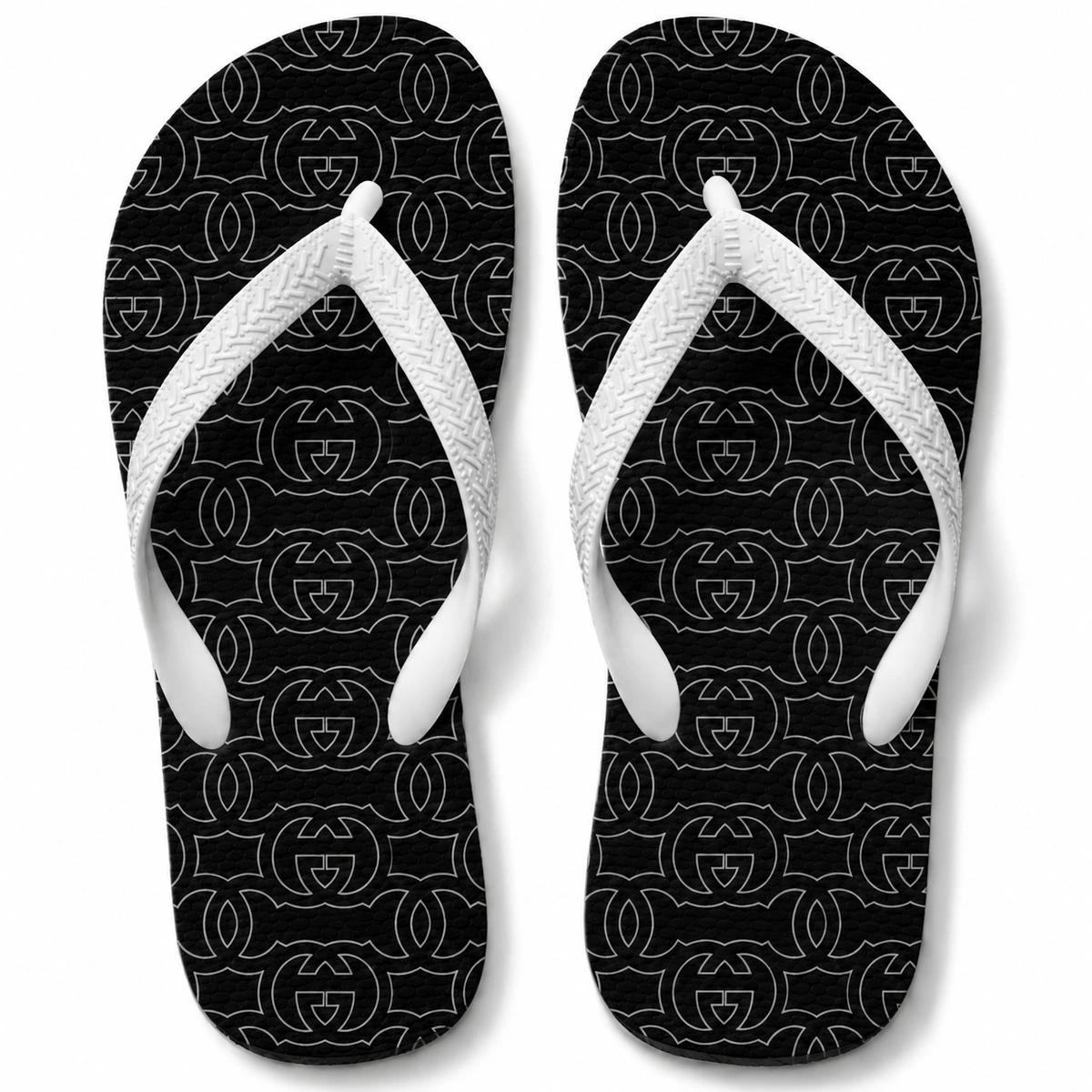 2463a5da-a84d-5bd7-a199-88bc3d6cfc8c.webp Chinelo Feminino Gucci Dark - Imagem 1