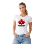 Camisa Feminina Baby Look Canadá Varias Estampas - Imagem 14