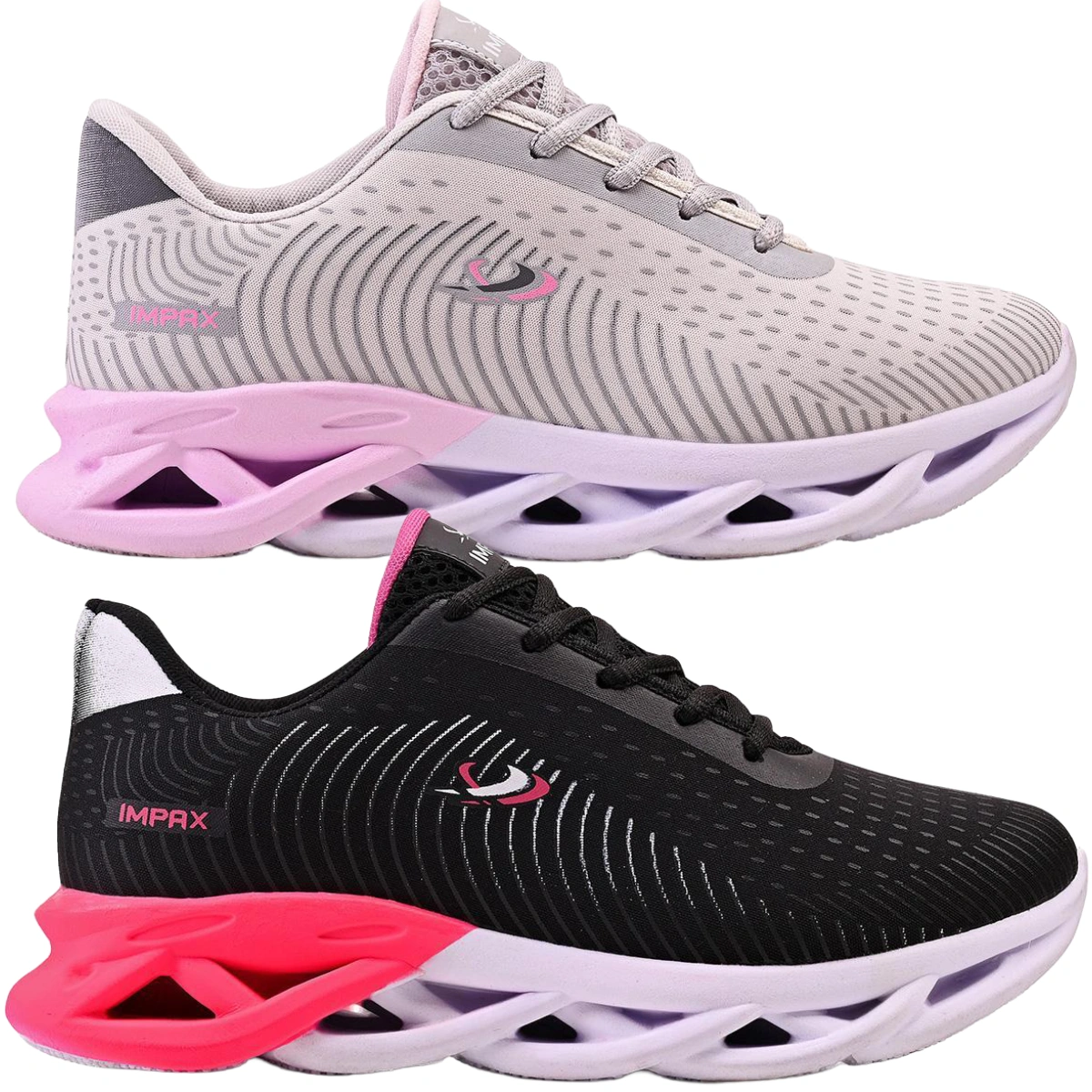 29d1ecf6-6fe6-574e-8c5a-74bda0089727.webp Kit 2 Tênis Feminino Esportivo Bella Estiloso Moderno Treino Academia Corrida Caminhada - Imagem 1