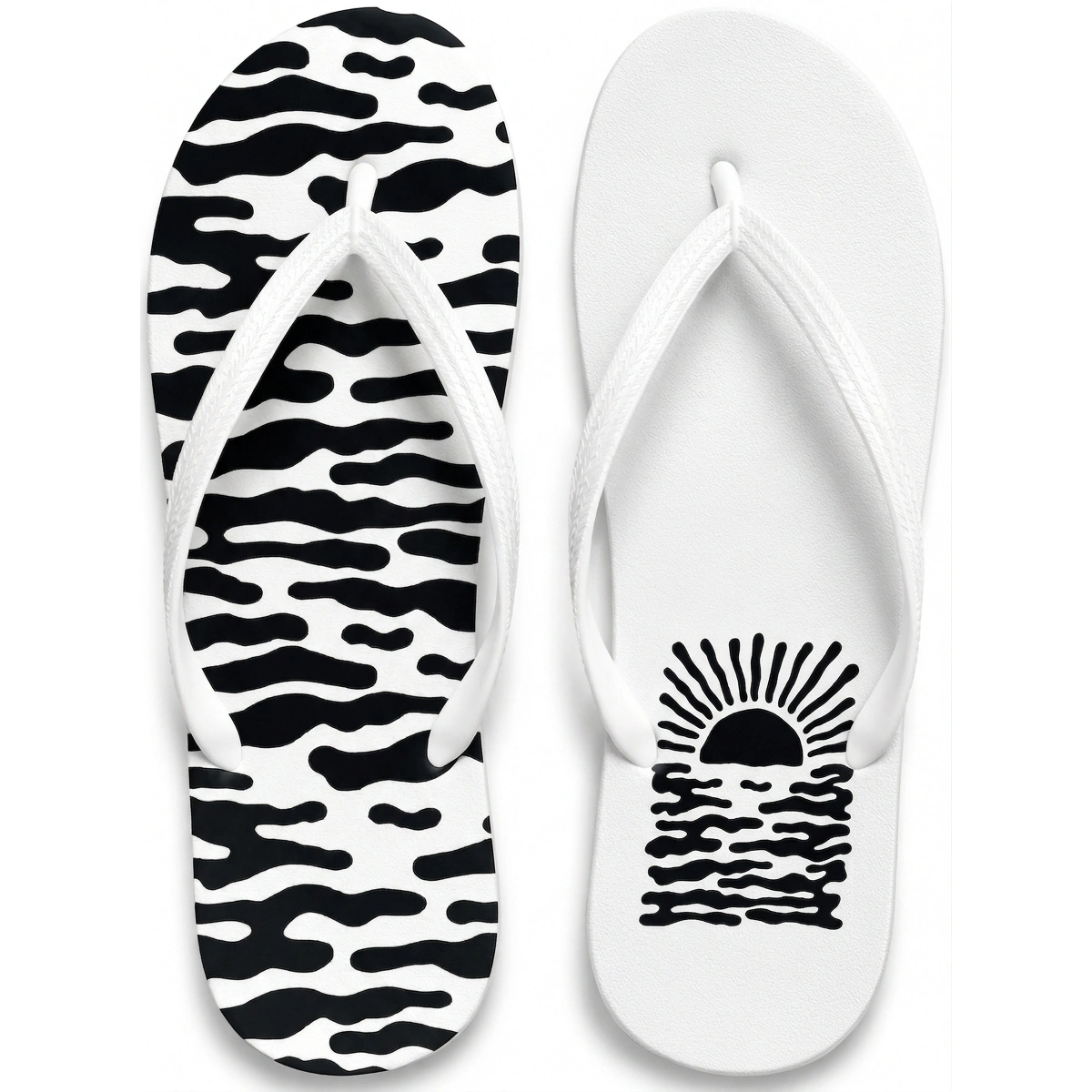 2a8f733c-31d5-565d-bedc-0e979d24e415.webp Chinelo Masculino Zebra Sunset - Imagem 1
