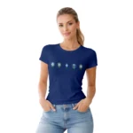 Camisa Feminina Baby Look Linha Do Tempo Brasil - Imagem 7