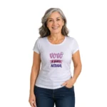 Camisa Feminina Baby Look Dia dos Avós Vovó é Puro Amor - Imagem 3