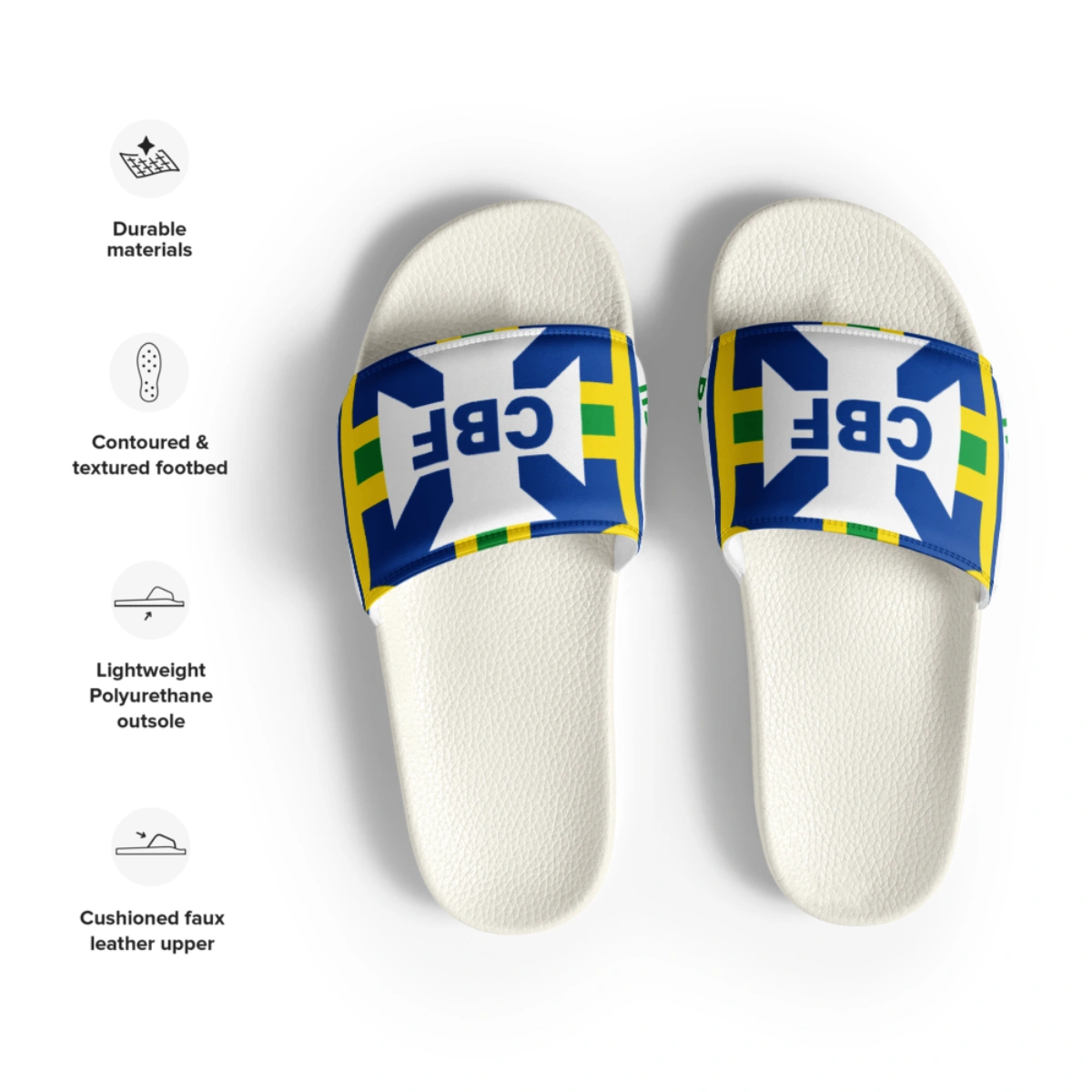 38dfb020-d49a-57d4-bd74-b60c848da2d6.webp Chinelo Slide Masculino Seleção Brasil Varias Estampas II - Imagem 1