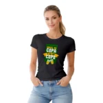 Camisa Feminina Baby Look Brasil Varias Estampas IV - Imagem 4