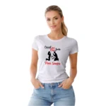 Camisa Feminina Baby Look Dia dos Namorados Casal que Ora Junto Para Sempre - Imagem 3