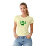 Camisa Feminina Baby Look Brasil - Imagem 11