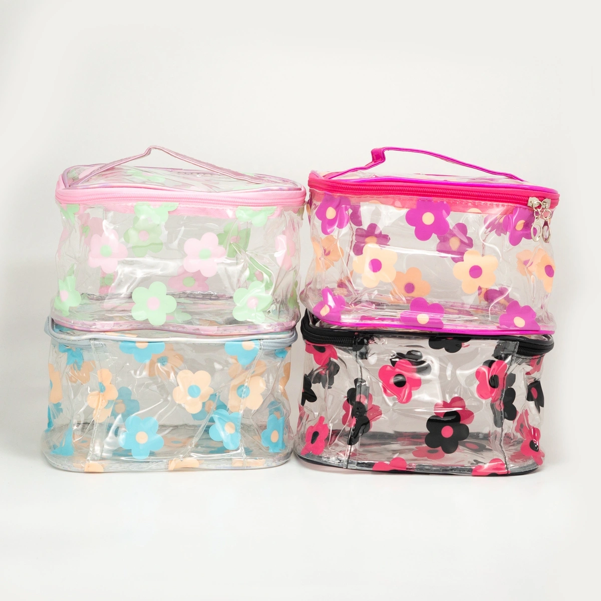 437e7e32-0201-52ab-805d-68614e2dcac4.webp Bolsa Nécessaire Transparente Florido - Imagem 1