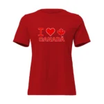 Camisa Feminina Baby Look Canadá Varias Estampas - Imagem 33