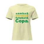 Camisa Feminina Baby Look Samba e Cerveja e Futebol e Copa - Imagem 21