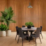 Papel De Parede Vinílico Madeira Escura Cumaru 5 Metros - Imagem 4
