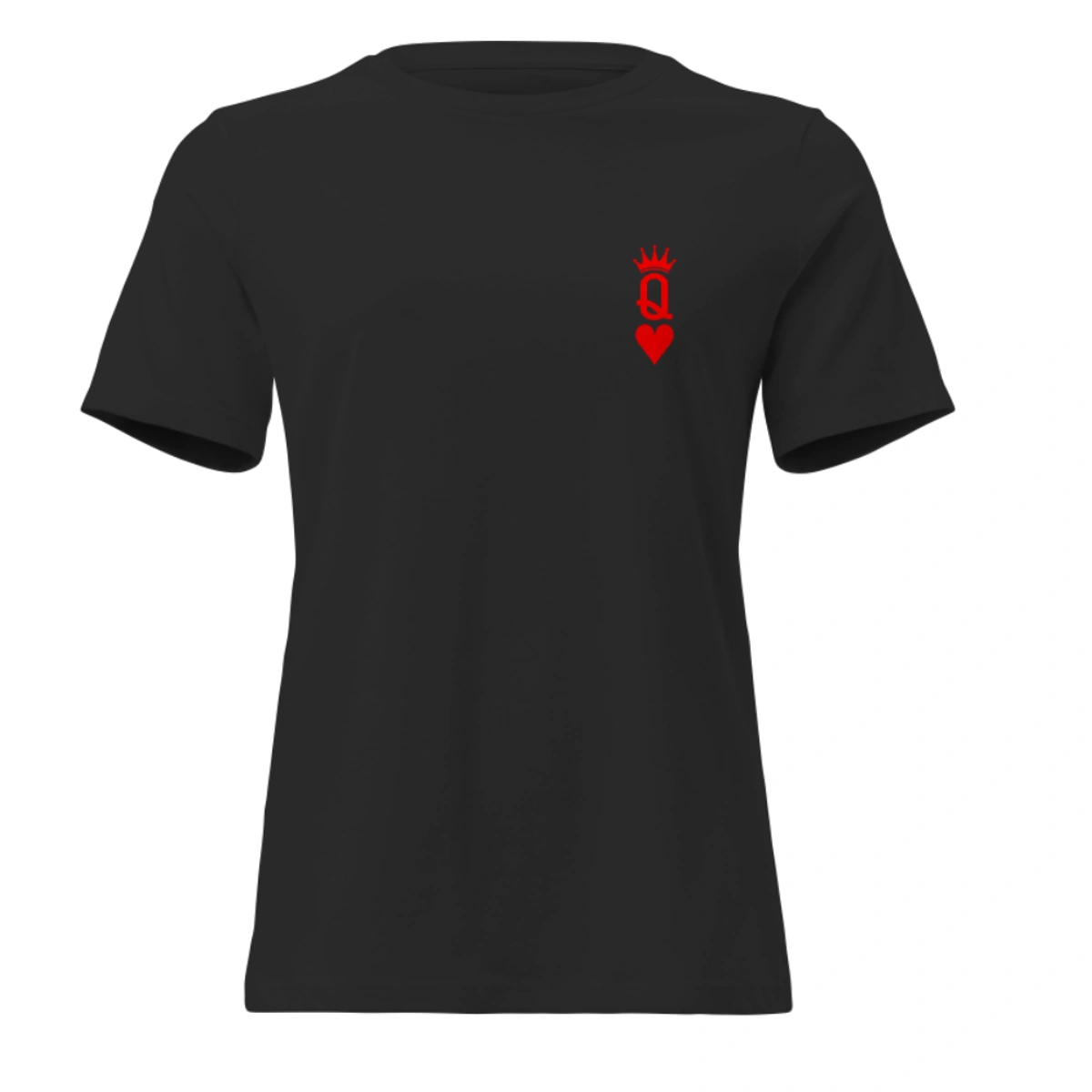 5cd289be-1e02-5437-803d-bdfb0ee6ce3d.webp Camisa Feminina Baby Look Dia dos Namorados Queen - Imagem 1