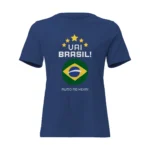 Camisa Feminina Baby Look Vai Brasil