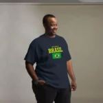 Camisa Masculina Plus Size Brasil Varias Estampas III - Imagem 43