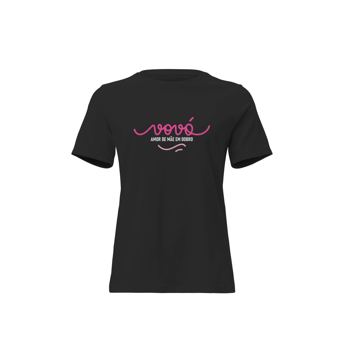 61670cc7-a43e-5e47-9fc9-78888760c539.webp Camisa Feminina Baby Look Dia dos Avós Vovó Amor de Mãe em Dobro - Imagem 1
