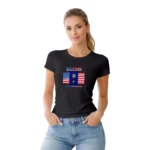 Camisa Feminina Baby Look Estados Unidos Varias Estampas - Imagem 20