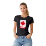 Camisa Feminina Baby Look Canadá Varias Estampas - Imagem 24