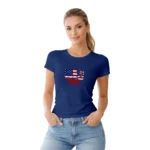 Camisa Feminina Baby Look Estados Unidos Varias Estampas - Imagem 32