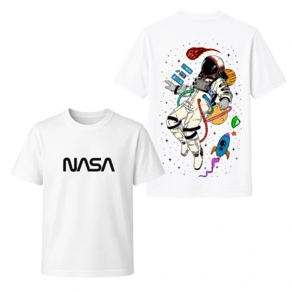 Camiseta Infantil Menino Nasa Astronauta