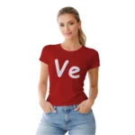 Camisa Feminina Baby Look Dia dos Namorados Metade Love - Imagem 3