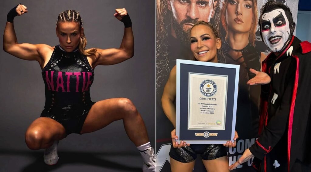 A estrela da WWE Nattie Neidhart estabelece novo recorde mundial do Guinness com 257 vitórias por finalização