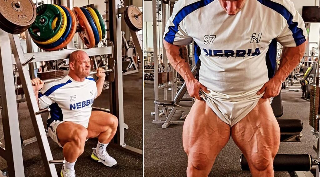 Michal 'Krizo' Krizanek mostra treino brutal de preparação para pernas no Olympia