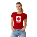 Camisa Feminina Baby Look Canadá Varias Estampas - Imagem 26