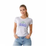 Camisa Feminina Baby Look Eu Acredito no Hexa - Imagem 7