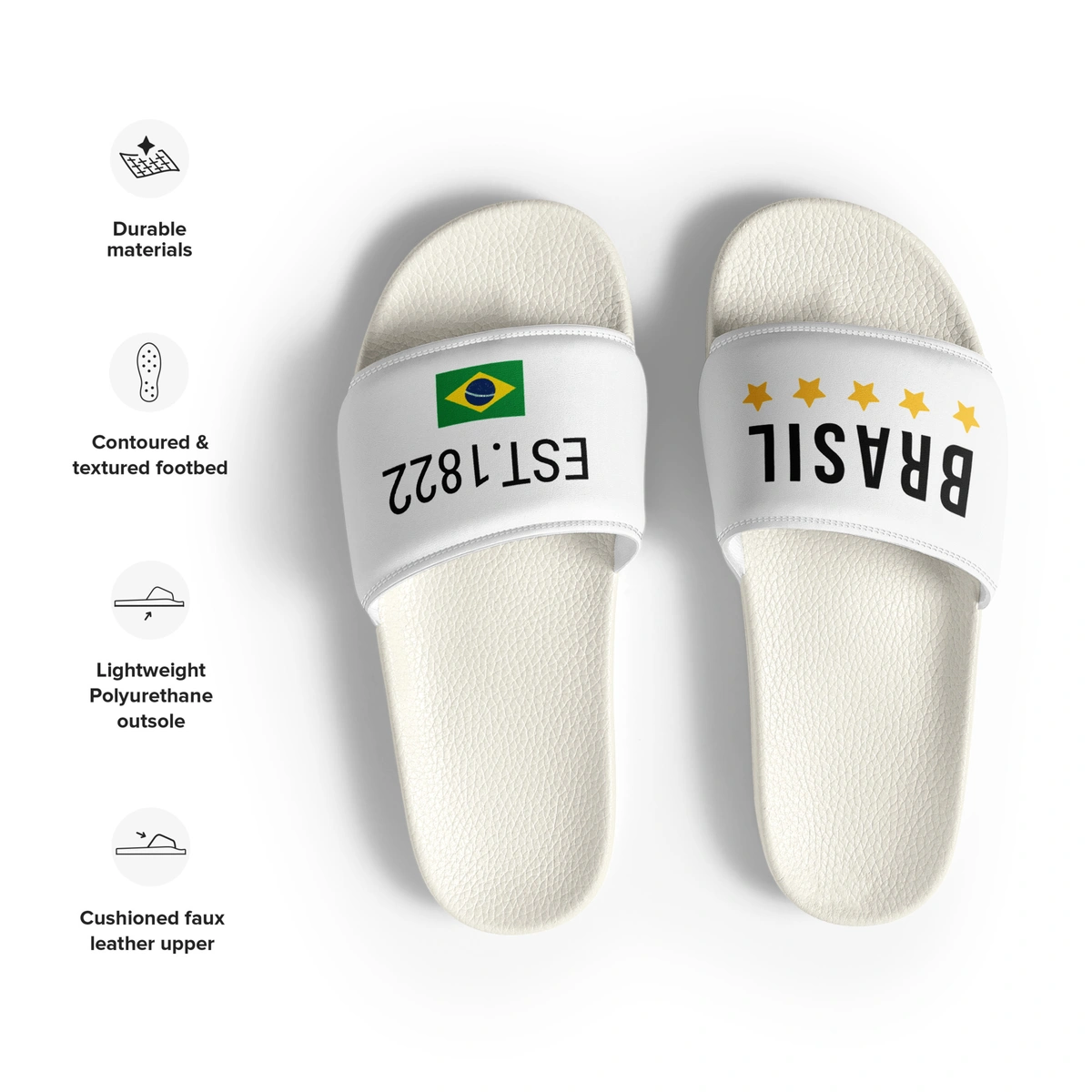 d18bac35-6089-5e8a-9707-659fdbc85759.webp Chinelo Slide Masculino Brasil EST 1822 - Imagem 1