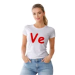 Camisa Feminina Baby Look Dia dos Namorados Metade Love - Imagem 7