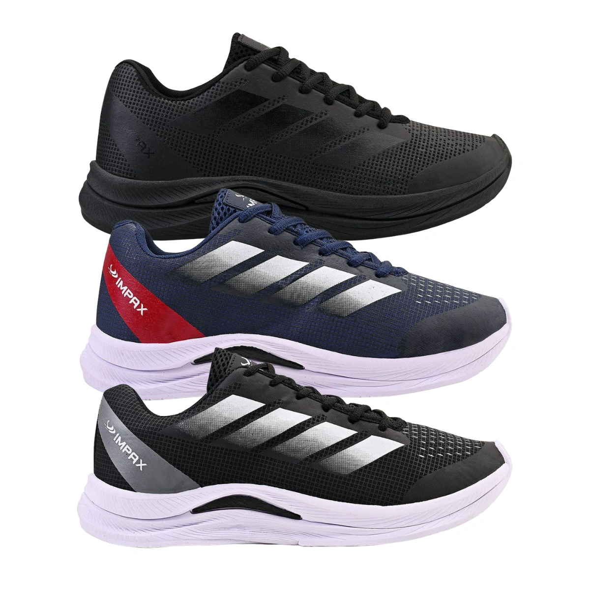 d9659038-ad77-534c-9b4b-51b492362968.webp Kit 3 Tênis Masculino Dublin Esportivo Academia Corrida Caminhada - Imagem 1