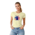 Camisa Feminina Baby Look Estados Unidos Varias Estampas - Imagem 26