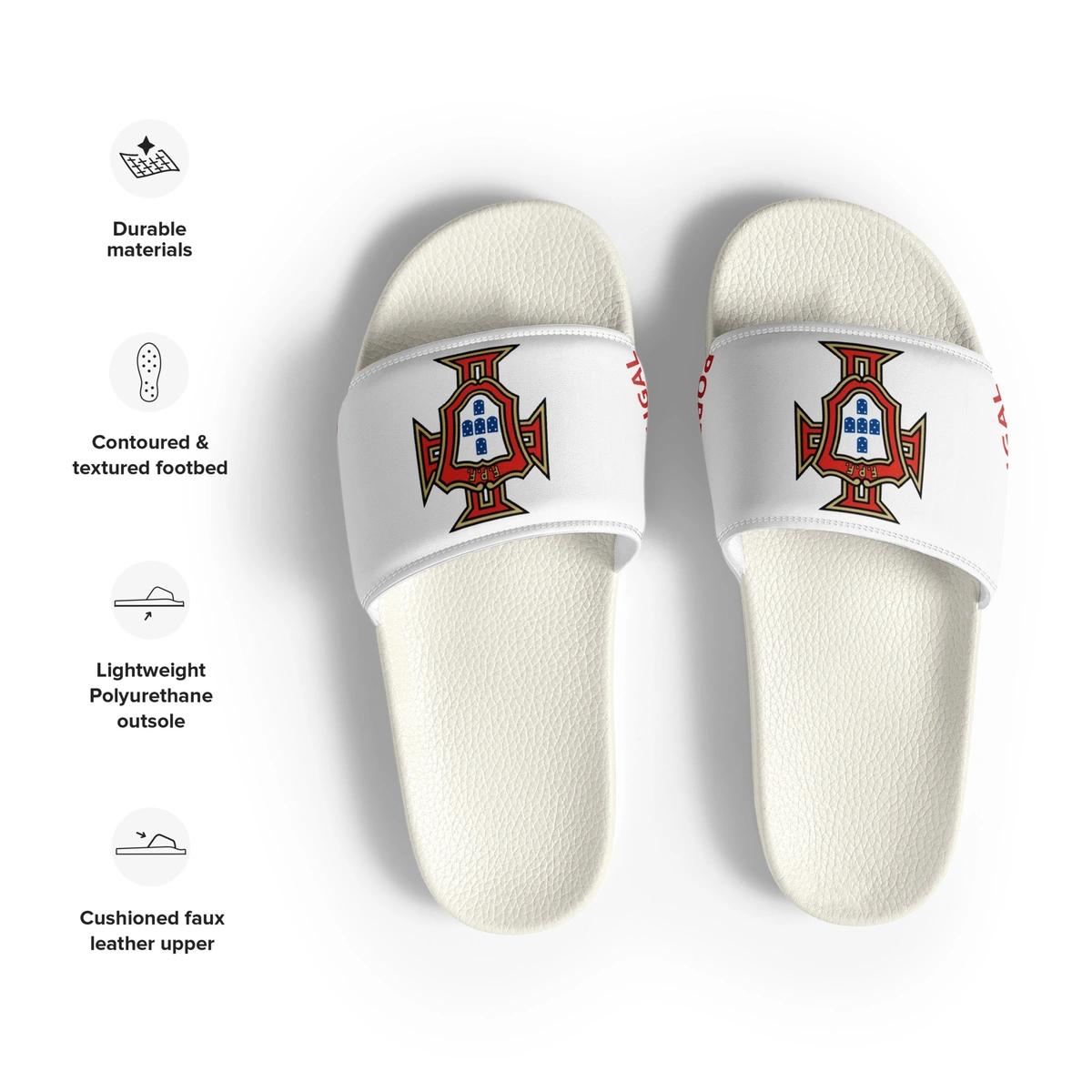 e33c5ae7-1d3e-5519-969e-3afbd575540b.webp Chinelo Slide Masculino Seleção Portugal Varias Estampas - Imagem 1