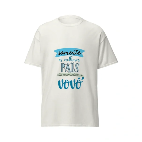 Camisa Masculina Dia dos Avós Somente Os Melhores Pais São Promovidos a Vovô