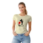 Camisa Feminina Baby Look Dia dos Namorados Metade do Coração Dele - Imagem 19