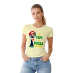 Camisa Feminina Baby Look A Copa é Nossa 2026 - Imagem 3