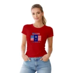 Camisa Feminina Baby Look Estados Unidos Varias Estampas - Imagem 24
