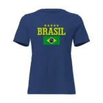 Camisa Feminina Baby Look Brasil Bandeira e Estrela - Imagem 11