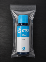 Kit Tinta HP GT53/GT52 4 Cores com caixa lacrada. Compatível com impressoras HP Ink Tank e Smart Tank. Mais qualidade, rendimento e cores vibrantes para suas impressões.