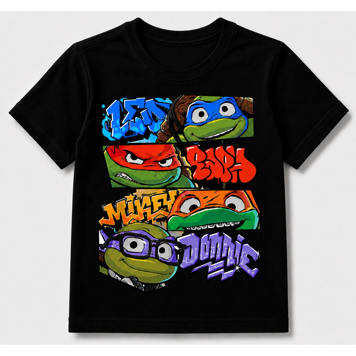 7ed75201-0bb6-5581-9e0e-9cf315956fc3.webp Camiseta Infantil Menino Tartarugas ninjas - Imagem 1