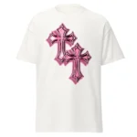 Camiseta Masculina Pink Cross