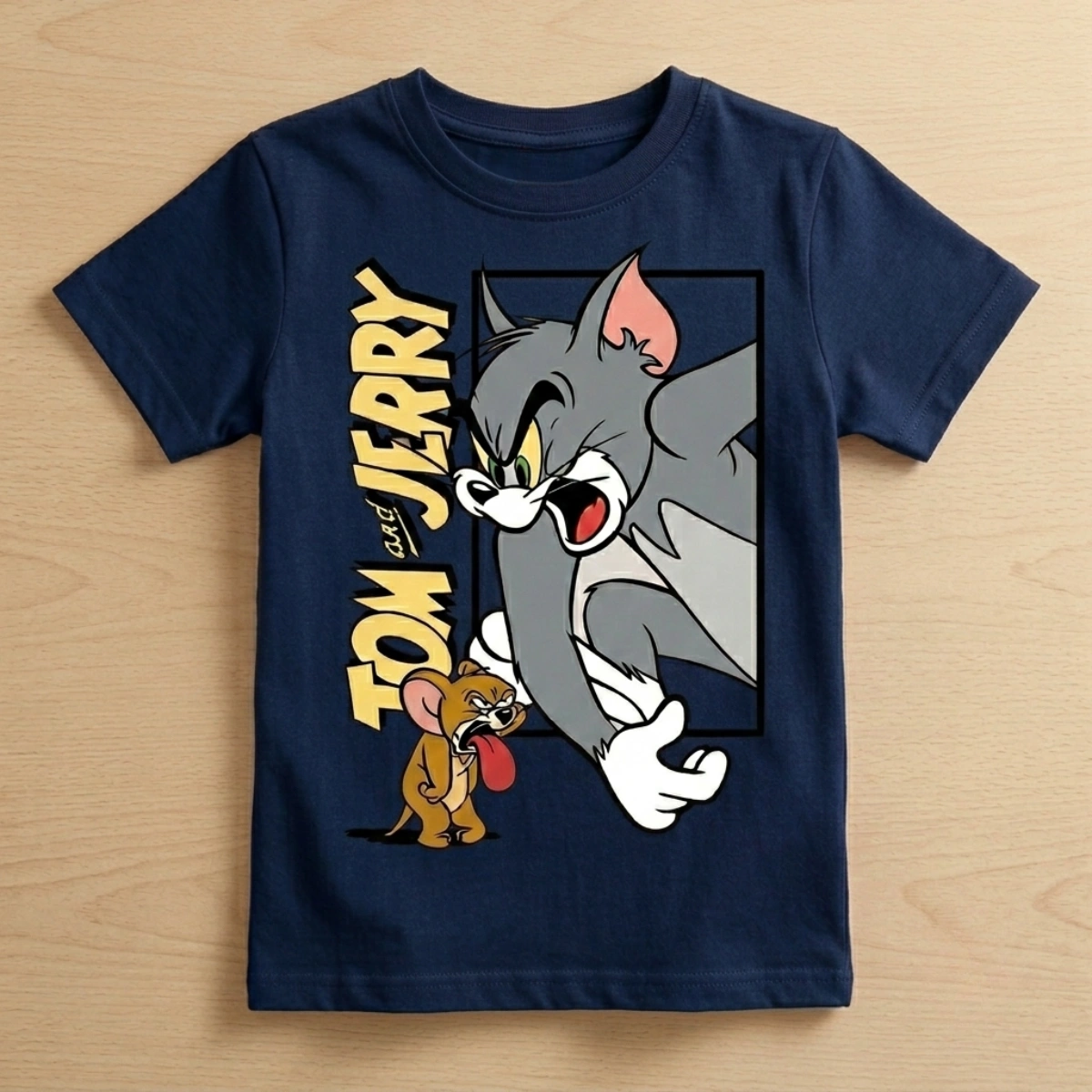 b6584acf-35e1-52f0-98f9-448faf265e35.webp Camiseta Infantil Menino Tom and Jerry - Imagem 1