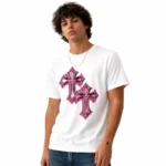 Camiseta Masculina Pink Cross - Imagem 6