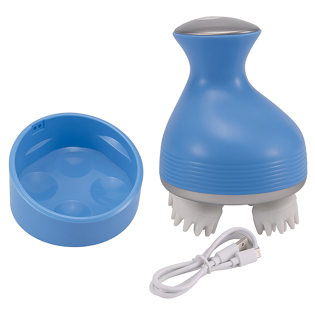 1758902369-6.png Massageador Elétrico Azul para Cabeça e Corpo com Alívio de - Imagem 1